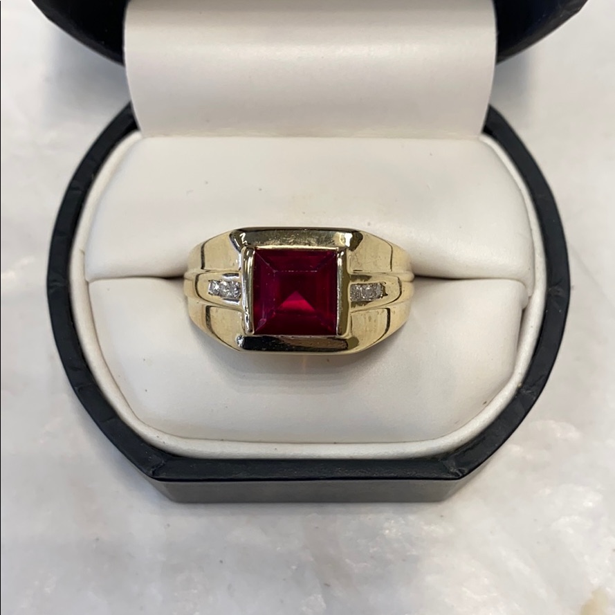 14k Gold Ruby Ring